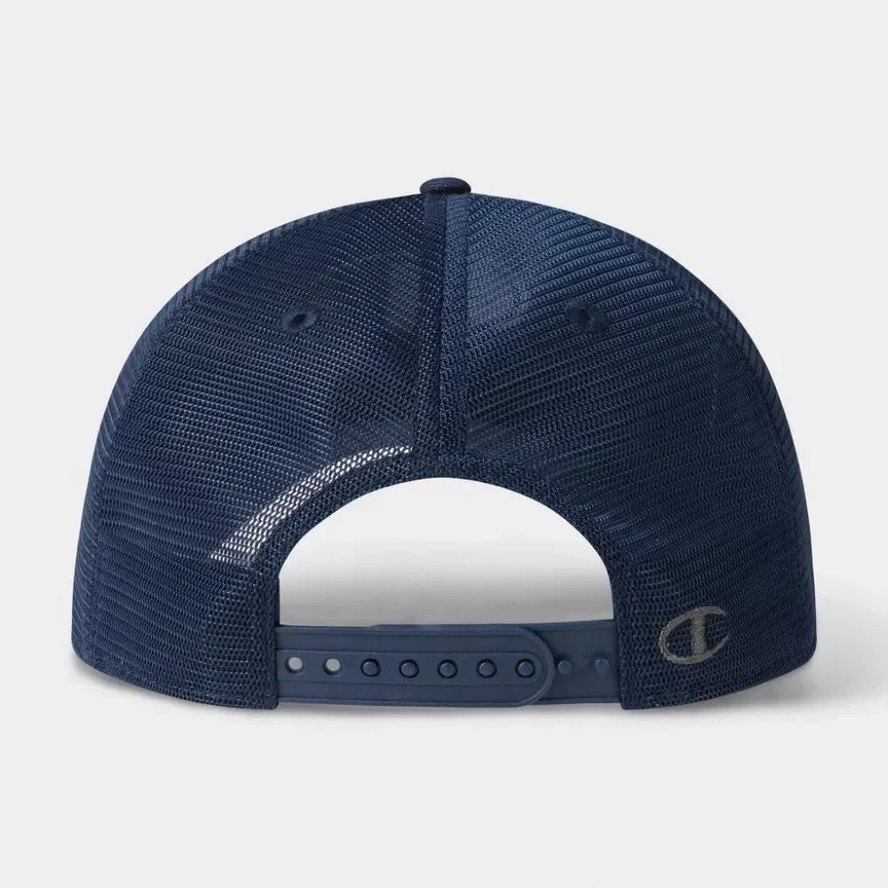 NEW Champion Adult Logan Twill Trucker Hat - Navy